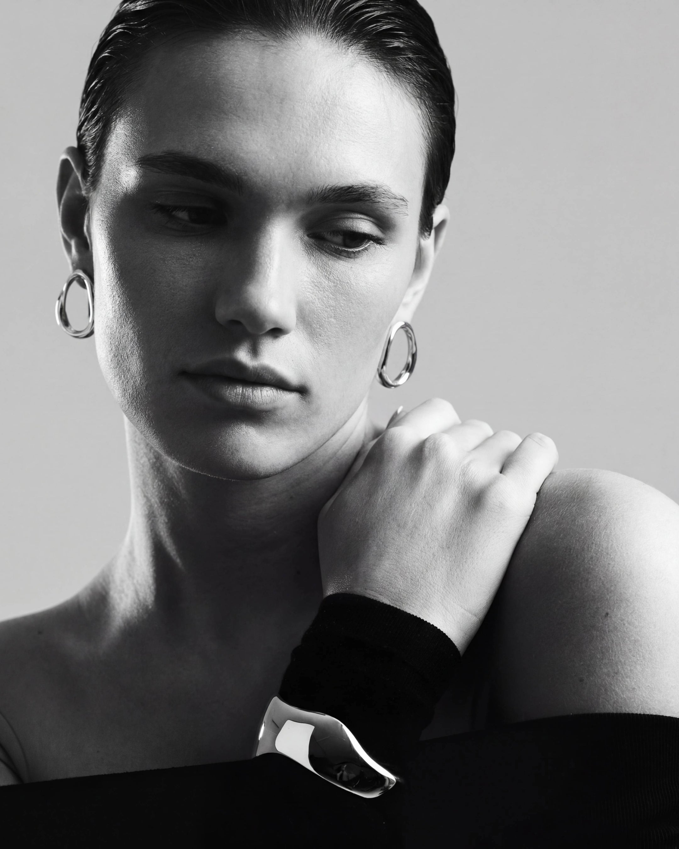 Milos Sculpted Cuff | Sterling Silver