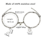 Bracelet amulette Soleil-Lune