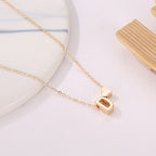 Alphabet A-Z Heart Pendant Necklace