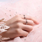 Adjustable Couple Loop Design Rings