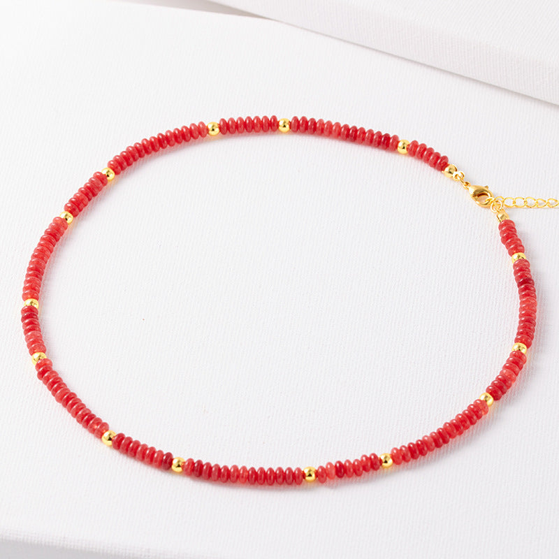 Crystal Natural Stone Beaded Necklace & Bracelet Set – 15+ Styles