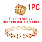 2-in-1 Folding Retractable Rings & Bracelet