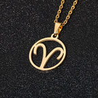 12 Horoscope Pendant Necklaces