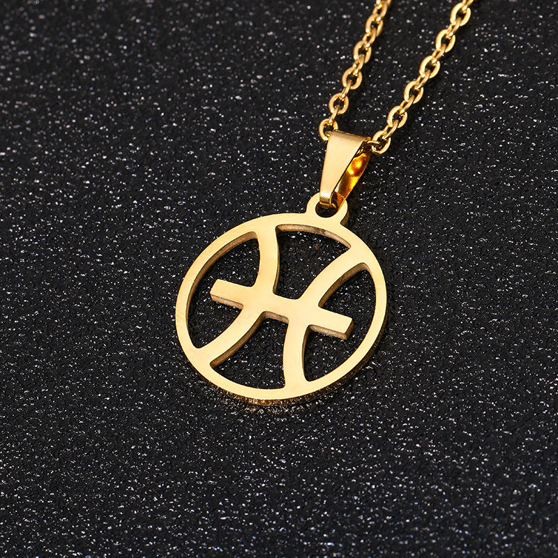 12 Horoscope Pendant Necklaces