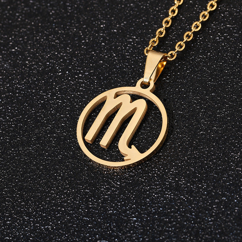12 Horoscope Pendant Necklaces