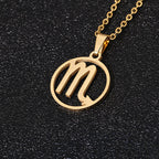 12 Horoscope Pendant Necklaces
