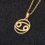 12 Horoscope Pendant Necklaces