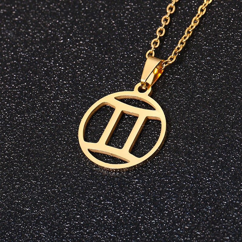 12 Horoscope Pendant Necklaces