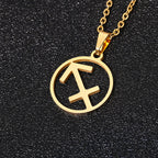 12 Horoscope Pendant Necklaces