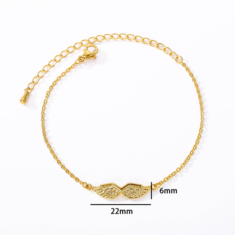 Angel Wing Charm Bracelet