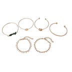 5pcs Heart Infinity Love Jewellery Bracelet Set