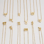 12 Zodiac Sign Constellation Pendant Necklace