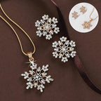 3-Piece Snowflake Jewelry Set