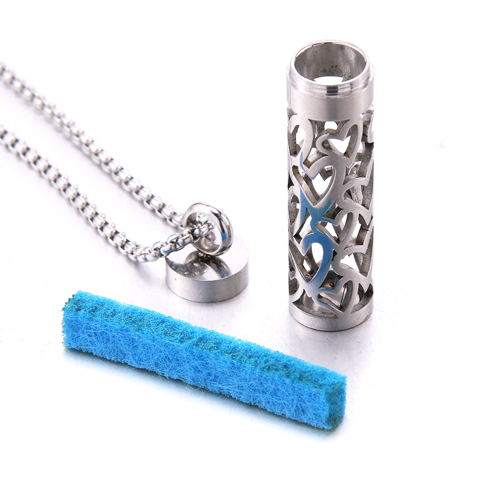 Aromatherapy Perfume Necklace with 1 Cotton Pad