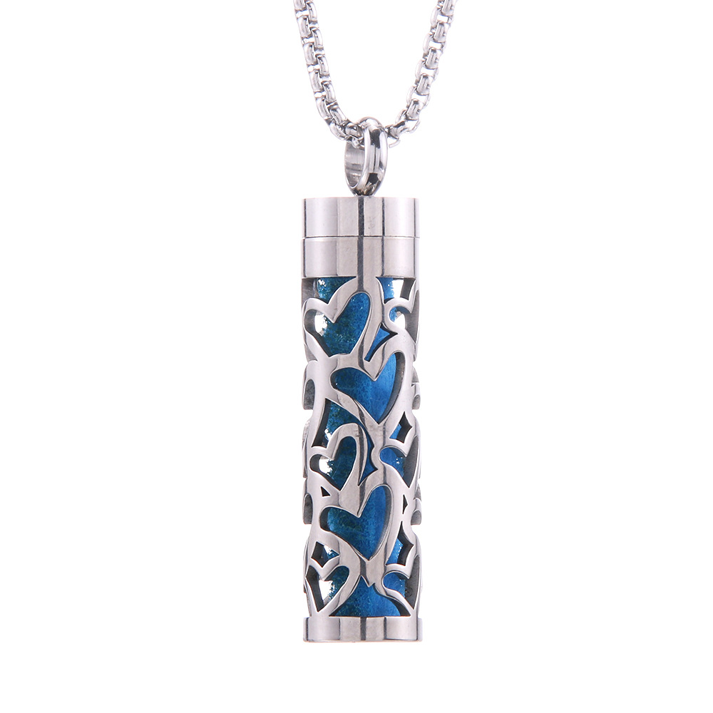 Aromatherapy Perfume Necklace with 1 Cotton Pad