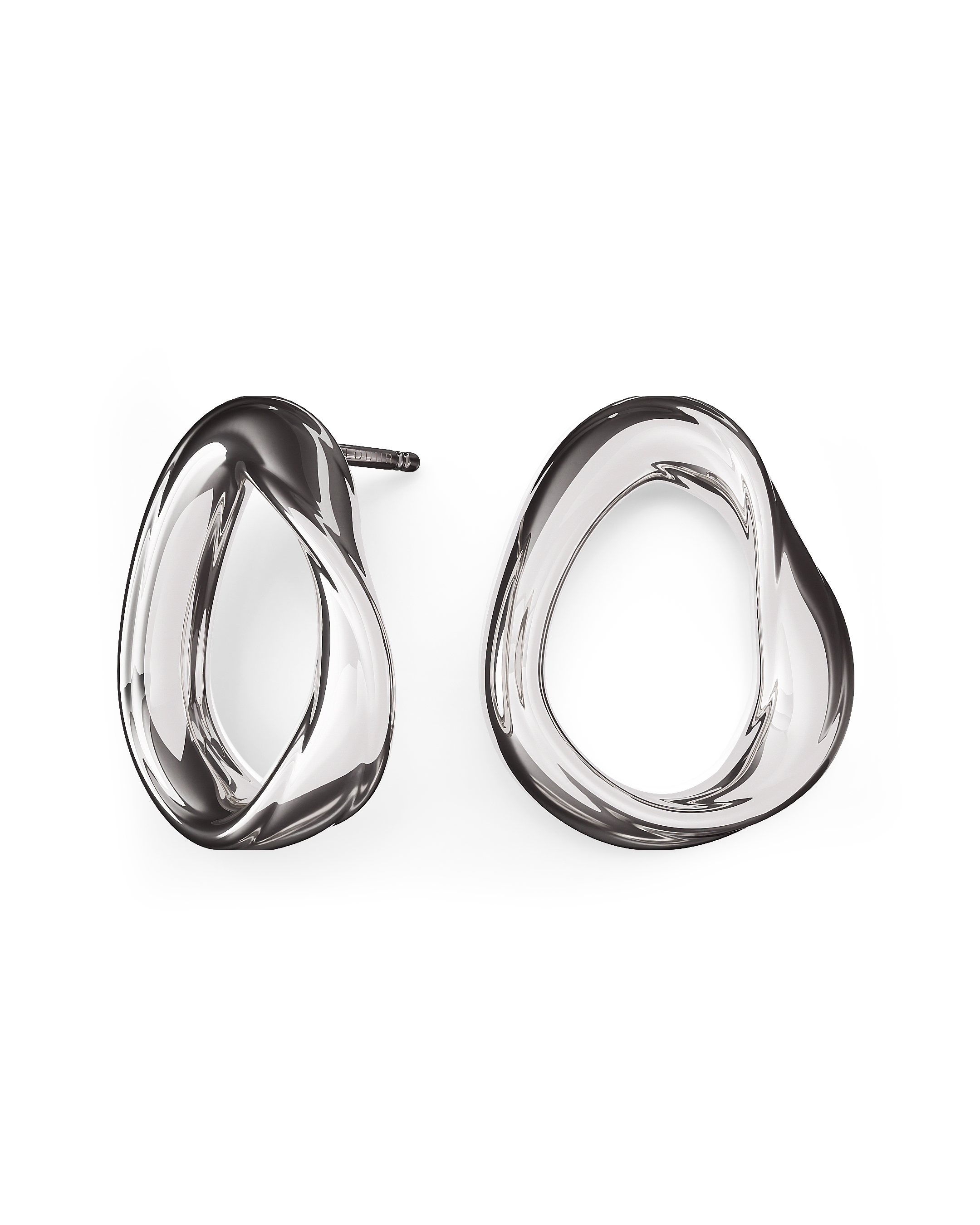 Oura Earrings | Sterling Silver