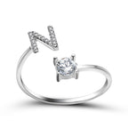 Adjustable 26 Initial Letter Ring