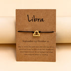 12 Constellation Zodiac Sign Bracelet for Couples