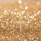 Angel Wings Cross Necklace