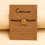 12 Constellation Zodiac Sign Bracelet for Couples