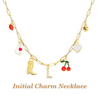 A-Z 26-Letter Diamond Initial Necklace, Multi Pendant