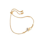 Adjustable Butterfly Heart Bracelet