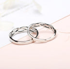 Adjustable Couple Loop Design Rings