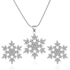 3-Piece Snowflake Jewelry Set