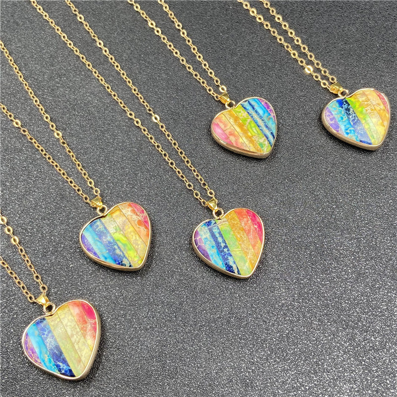 Emperor Turquoise Colorful Stone Necklace