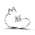 Adjustable 26 Initial Letter Ring