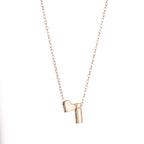 Alphabet A-Z Heart Pendant Necklace