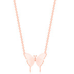 A-Z Initial Butterfly Pendant Necklace