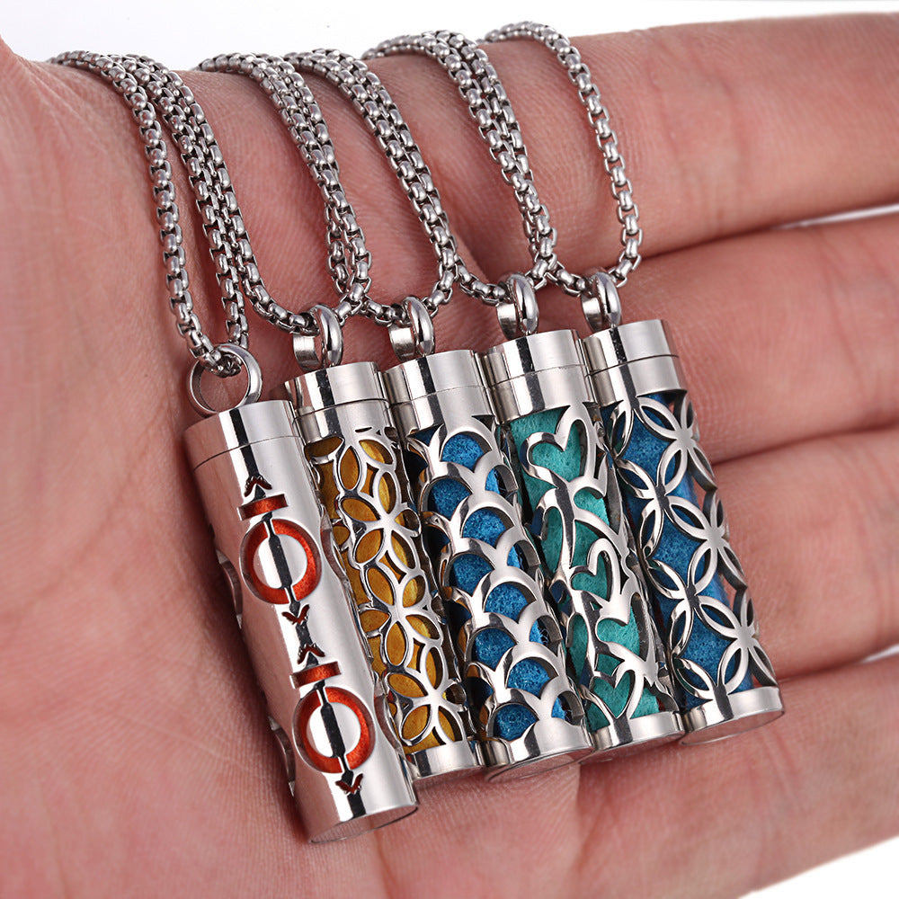 Aromatherapy Perfume Necklace with 1 Cotton Pad