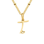 A-Z Personalized 26 Letter Pendant Necklace