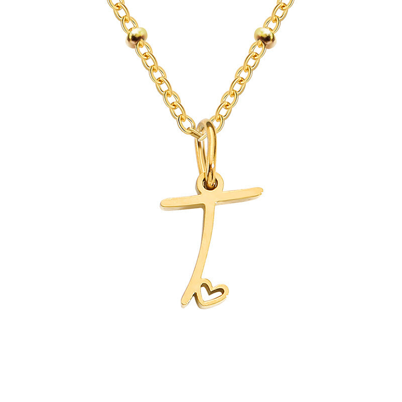 A-Z Personalized 26 Letter Pendant Necklace