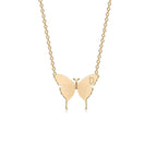 A-Z Initial Butterfly Pendant Necklace