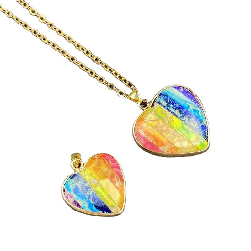 Emperor Turquoise Colorful Stone Necklace