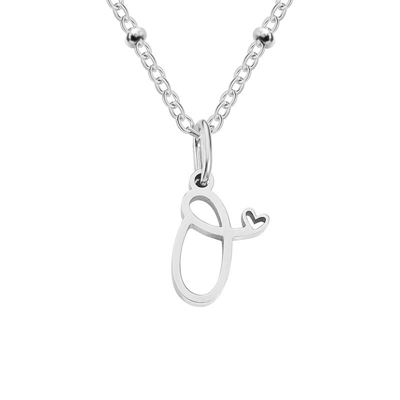 A-Z Personalized 26 Letter Pendant Necklace