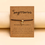 12 Constellation Zodiac Sign Bracelet for Couples