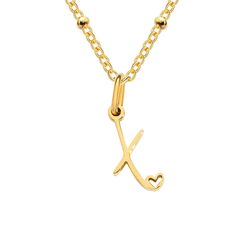 A-Z Personalized 26 Letter Pendant Necklace