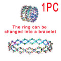 2-in-1 Folding Retractable Rings & Bracelet