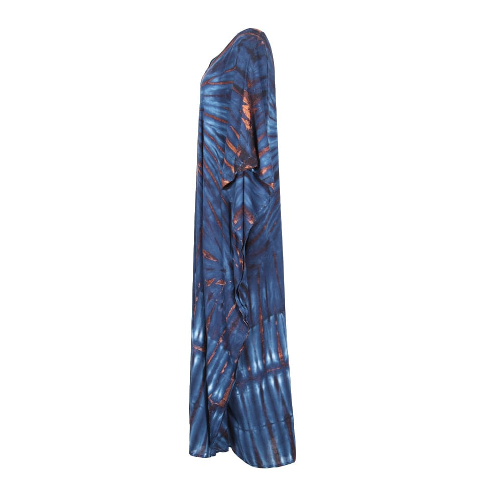 Tie Dye Kaftan Dress