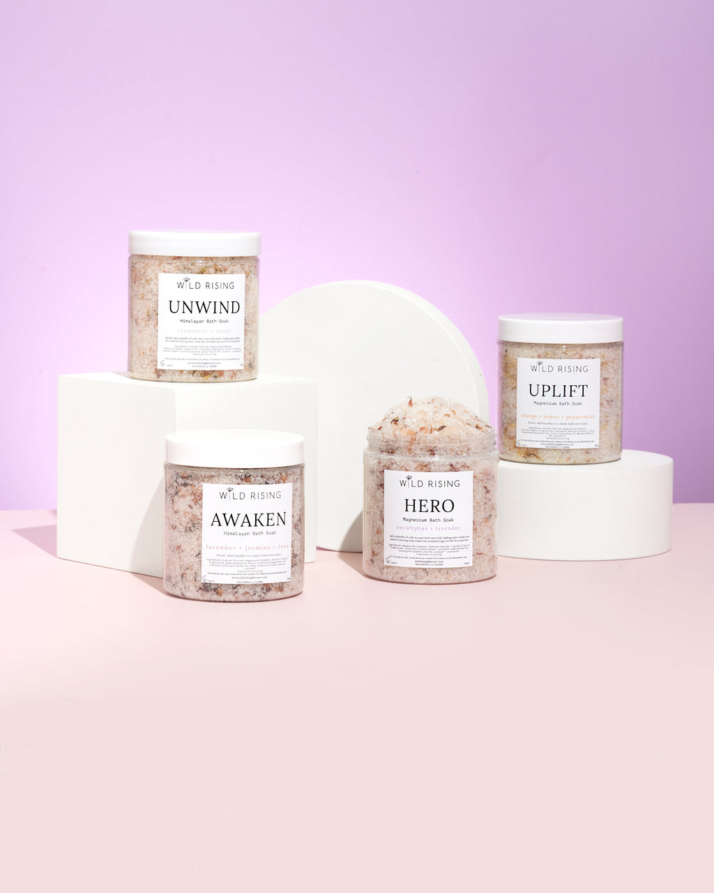 Ensemble complet de sels de bain