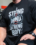 XAPE X AMC Strong Mind Strong Body Oversized Tee - Black