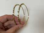 Labradorite/Turquoise/Moonstone Beaded Brass Bangles.