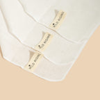 3 Organic Cotton Muslin Cleansing Cloths