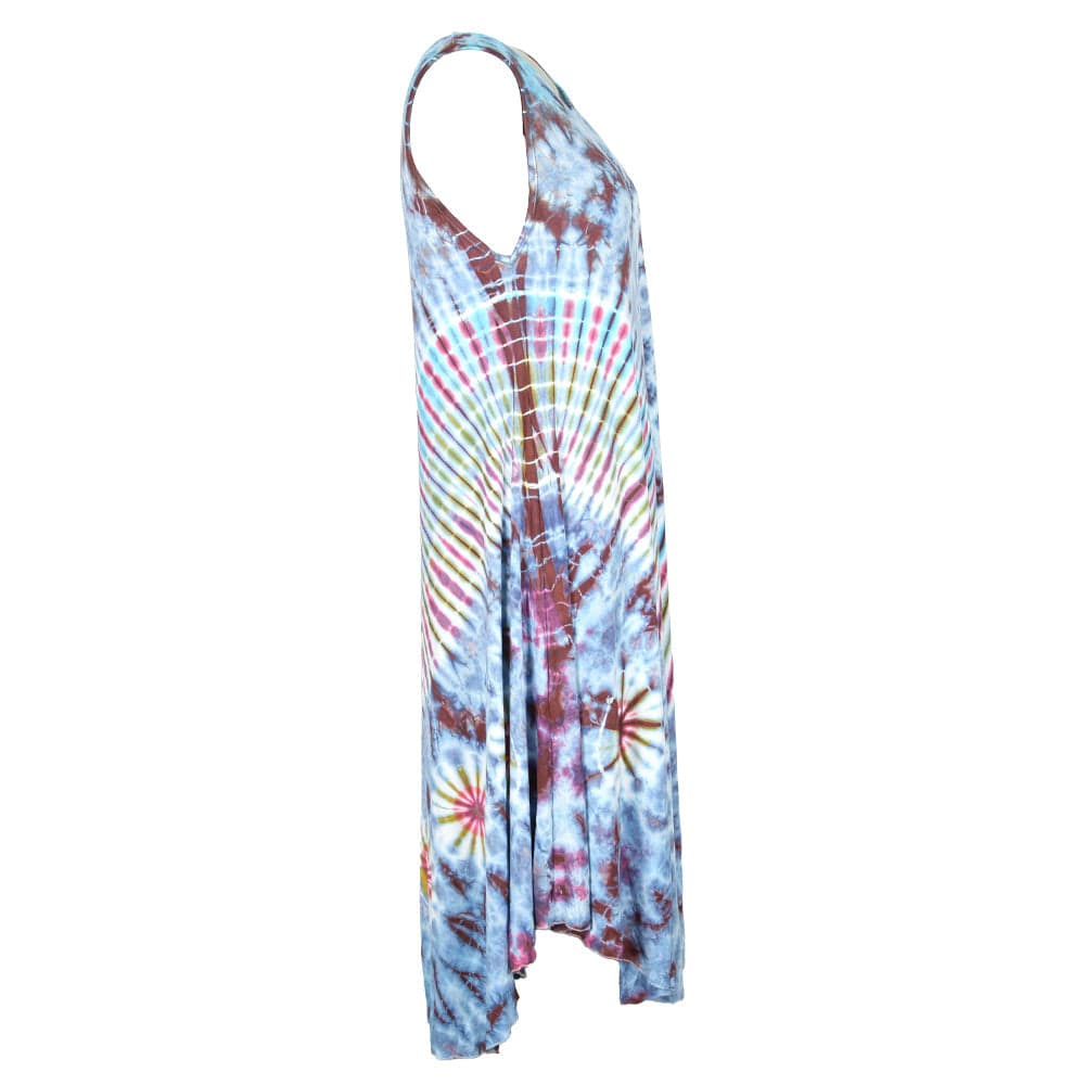 Tie Dye Circle Midi Dress