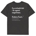 T-shirt en coton biologique Art & Momentum Creative Standard