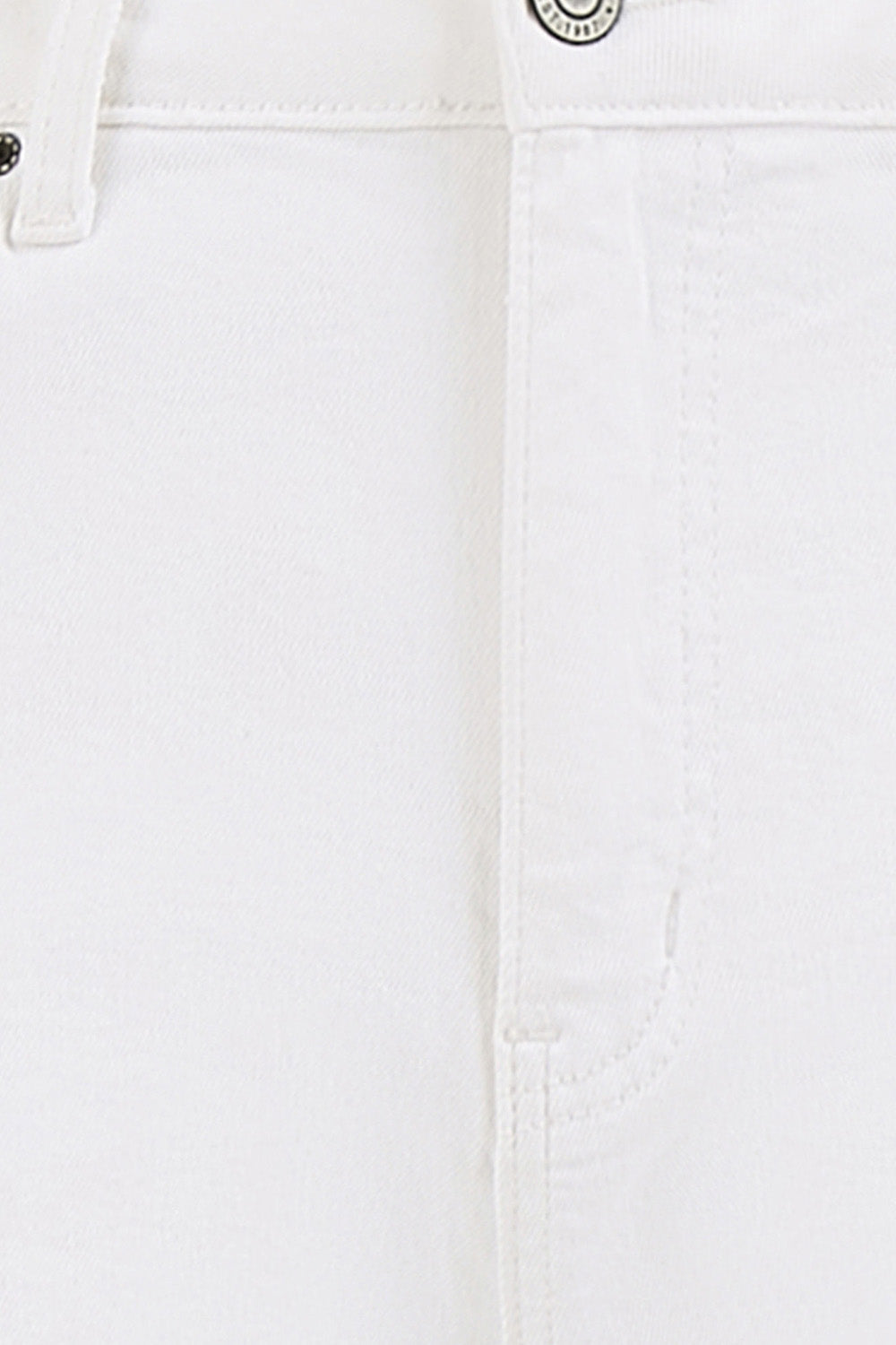Jean Yumi blanc taille haute coupe large