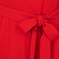 Combinaison Bardot extensible rouge Yumi